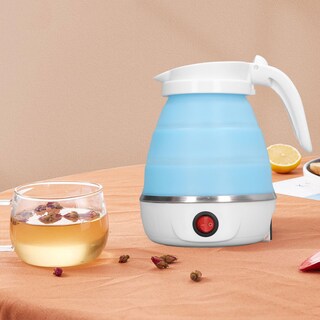 Foto 2 | Foto 2 | Hervidor Eléctrico Plegable Hervidor Eléctrico De Viaje Plegable 0.6l Para Oficina (blue)