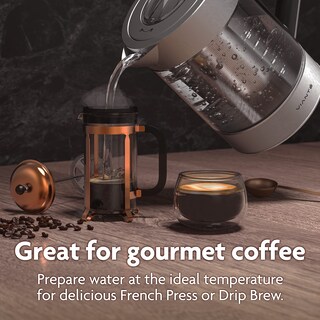 Foto 2 | Foto 2 | Vianté Hot Tea Maker - Hervidor Eléctrico De Vidrio Con Infusor De Té Y Control De Temperatura. Apagado Automático. Programas De