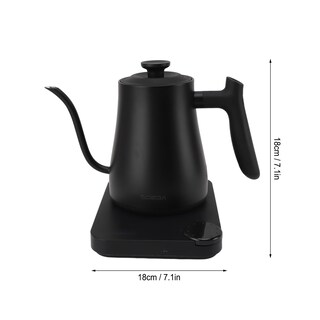 Foto 2 | Foto 2 | Dpofirs Hervidor Eléctrico Con Cuello De Cisne De 1 Litro Con Pantalla Hd Hervidor Inteligente De Ebullición Rápida De 1200 W C