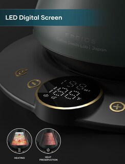 Foto 6 | Foto 6 | Intasting - Hervidor Eléctrico De Cuello De Cisne Control De Temperatura ± 1 ℉ Interior De Acero Inoxidable Calentamiento Ráp