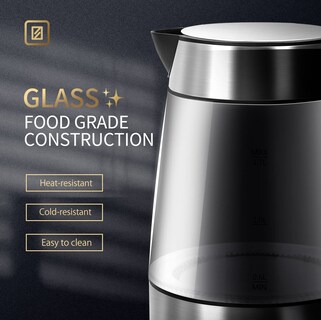 Foto 5 | Foto 5 | Taylor Swoden Hervidor De Agua Caliente De Vidrio Eléctrico Para Té Y Café Hervidor Eléctrico De Ebullición Rápida De 1 7 Litros