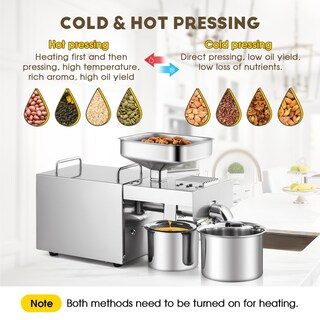 Foto 4 | Foto 4 | Cgoldenwall Máquina De Prensa De Aceite Automática Extractor De Aceite Electrónica Industrial Prensador De Aceite De Aacero In