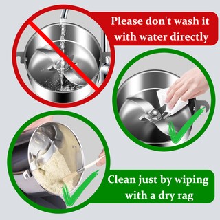 Foto 4 | Foto 4 | Molinillo De Grano De 550 G Molino De Grano De Alta Velocidad De Acero Inoxidable De Harina Semillas De Trigo Especias De Maí