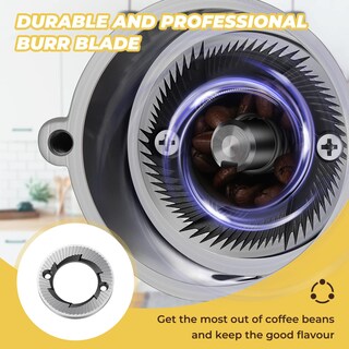 Foto 3 | Foto 3 | Flyseago - Molinillo De Café Con Rebabas Eléctrico Para Café Espresso Comercial Y Hogareño Molino De Grano De Café Pequeño Sile