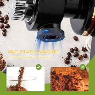 Foto 5 | Foto 5 | Flyseago - Molinillo De Café Con Rebabas Eléctrico Para Café Espresso Comercial Y Hogareño Molino De Grano De Café Pequeño Sile