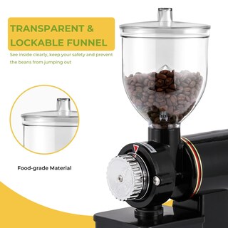 Foto 6 | Foto 6 | Flyseago - Molinillo De Café Con Rebabas Eléctrico Para Café Espresso Comercial Y Hogareño Molino De Grano De Café Pequeño Sile