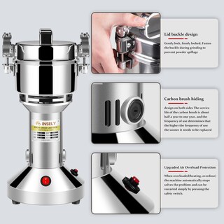 Foto 5 | Foto 5 | Molino De Grano De 150 G Molino De Harina Para El Hogar Molinillo Eléctrico De Grano De Acero Inoxidable Para Trigo Especias