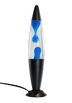 Iluminacion Luz Vic - Iidsa - Lampara De Lava Volcán Base Color Negro Incluye Foco (azul)