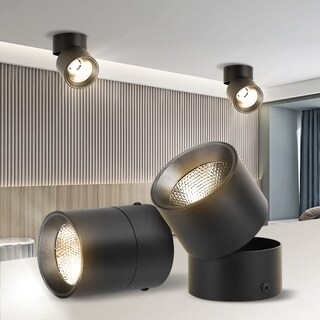 Foto 1 | Foto 1 | Canmeijia Kit 2 Luminario Lamparas De Techo Spot Cob Led Downlight Dirigible Para Sobrepone En Luces De Techo 15w Foco Led Luz