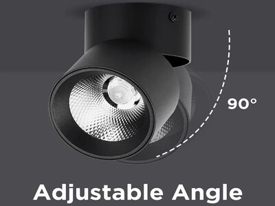 Foto 4 | Foto 4 | Canmeijia Kit 2 Luminario Lamparas De Techo Spot Cob Led Downlight Dirigible Para Sobrepone En Luces De Techo 15w Foco Led Luz