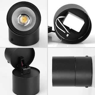 Foto 7 | Foto 7 | Canmeijia Kit 2 Luminario Lamparas De Techo Spot Cob Led Downlight Dirigible Para Sobrepone En Luces De Techo 15w Foco Led Luz