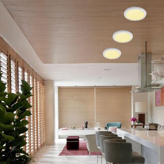 Foto 5 | Foto 5 | Megaluz S10cw12 Lampara De Techo Led Empotrable 12w Plafones Led Para Techo Diseño Ajustable Ahorro De Energía Para Salas B