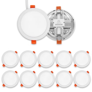 Foto 1 | Foto 1 | Megaluz S09w12ib Lampara De Techo Led 12w Lampara Led Ajustable Bote Plafón Paquete 10 118mm 6500k