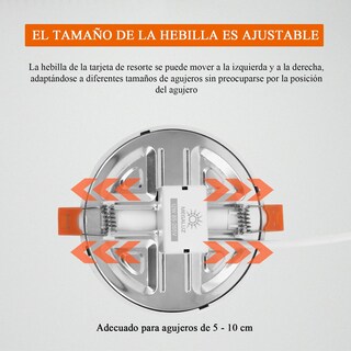 Foto 3 | Foto 3 | Megaluz S09w12ib Lampara De Techo Led 12w Lampara Led Ajustable Bote Plafón Paquete 10 118mm 6500k