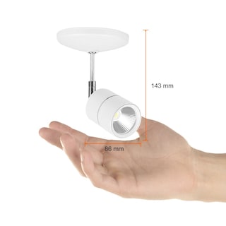 Foto 3 | Foto 3 | Tecnolite - Lámpara Spot Led De Sobreponer Dirigible 12 W Luz Suave Cálida Led Integrado