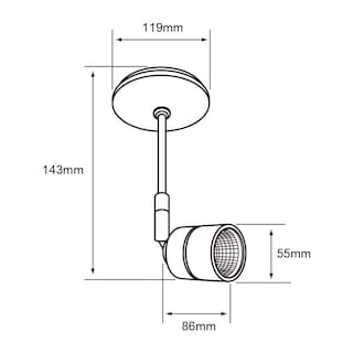 Foto 6 | Foto 6 | Tecnolite - Lámpara Spot Led De Sobreponer Dirigible 12 W Luz Suave Cálida Led Integrado