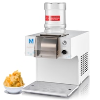 Mwnytuoh - Máquina De Hielo De Copo De Nieve Máquina De Hielo Afeitado De 100 Libras/24 H 260 W Para Copos De Nieve Caseros En