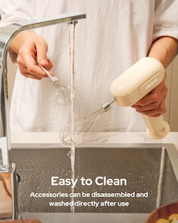 Foto 5 | Foto 5 | Ihom - Mezclador De Mano Inalámbrico 3 En 1 - Mezclador Portátil Eléctrico Inalámbrico Con Mini Picador De Ajo Mezclador Eléctr