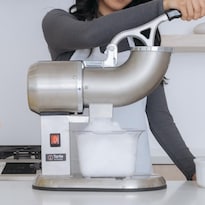 Tk Tartle Kitchen Máquina De Afeitar De Hielo Comercial Para Hacer Conos De Nieve De Acero Inoxidable Cuchillas Duales 420 Lib