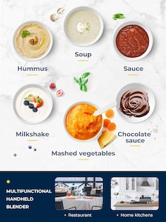 Foto 6 | Foto 6 | Flyseago Licuadora De Inmersión Comercial De Mano Mezcladora De Velocidad Variable De Alta Resistencia 4000-16000 Rpm Con Eje E