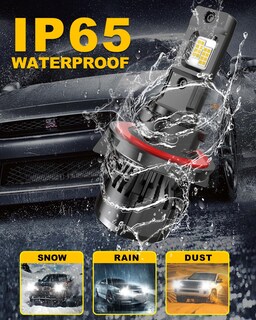 Foto 8 | Foto 8 | Katur H13 Led Bombillas Coche 14000lm 6000k Xenón Blanco Led Kit De Conversión De Bombillas 9008 Hi/lo Faros Delanteros Bombill