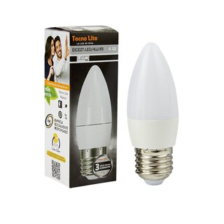 Foto 1 | Foto 1 | Tecnolite Foco Led Base E14 4w Luz Blanca Tecnolite Eice27-led/4w/65