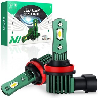 Foto 1 | Foto 1 | Himicar Led H11 H9 H8 600% Luminosidad 30000lm 6500k 280w Csp Chip Led Alta Y Baja Sistema De Iluminación De Automóviles De Alta