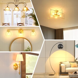 Foto 5 | Foto 5 | Iluminación G25 Globo Bombillas Led Edison Vanidad Bombillas Para Baño 4w=40w Transparente Vintage Filamento Globo 500 Lm Ba