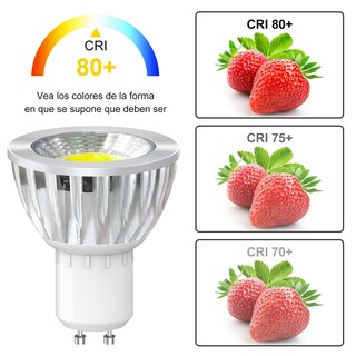 Foto 5 | Foto 5 | Jsxing Bombillas Led Gu10 Foco De Inundación Led Gu10 Base Spotlight 5w (equivalente A Una Bombilla Halógena De 40w) Para Ilumi