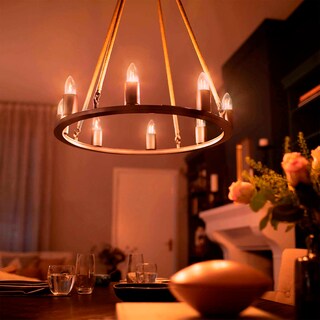 Foto 5 | Foto 5 | Philips Led 3 Focos Vela Luz Cálida 4.5w Base E14 Luz Suave Y Acogedora Con Un Diseño Elegante.