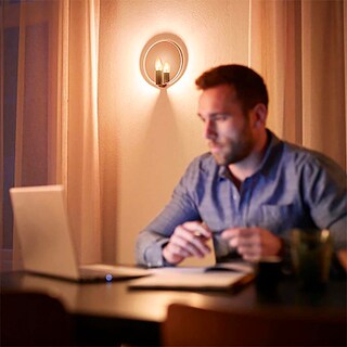 Foto 7 | Foto 7 | Philips Led 3 Focos Vela Luz Cálida 4.5w Base E14 Luz Suave Y Acogedora Con Un Diseño Elegante.