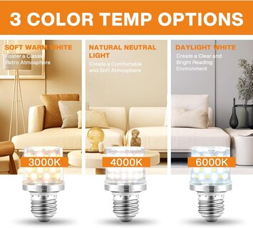 Foto 2 | Foto 2 | Miaoke E26/e27 - Foco Led De 3 Vías 10 W 3 Modos De Luz Regulable 900 Lúmenes Puede Reducir El Consumo De Energía En Un 90%