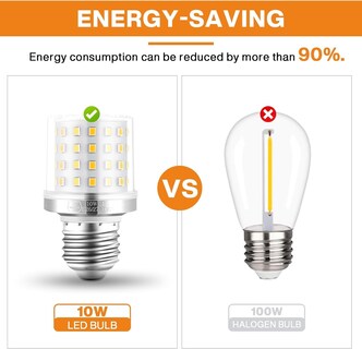 Foto 3 | Foto 3 | Miaoke E26/e27 - Foco Led De 3 Vías 10 W 3 Modos De Luz Regulable 900 Lúmenes Puede Reducir El Consumo De Energía En Un 90%