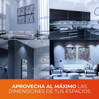 Foto 5 | Foto 5 | Tecnolite - Paquete De 10 Focos Ahorradores Foco Led A19 Color Blanco 5 W Base E27 450 Lumens Luz De Día 6500 K 100 - 240