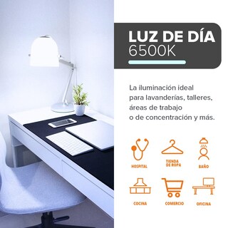 Foto 8 | Foto 8 | Tecnolite - Paquete De 10 Focos Ahorradores Foco Led A19 Color Blanco 5 W Base E27 450 Lumens Luz De Día 6500 K 100 - 240