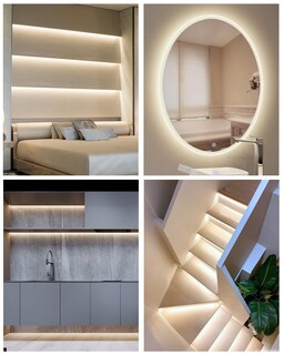 Foto 6 | Foto 6 | Alitove - Tira De Luz Led Usb Cob De 5 V 6.56 Pies/2 M 640 Ledes Uniforme Luz Led Cob Luz Blanca Natrual 4000 K Cri 85+ Ci