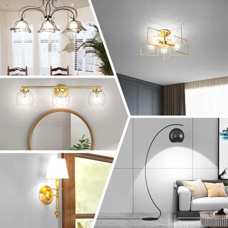 Foto 5 | Foto 5 | Iluminación G25 Globo Bombillas Led Edison Vanidad Bombillas Para Baño 4w=40w Transparente Vintage Filamento Globo 500 Lm Ba