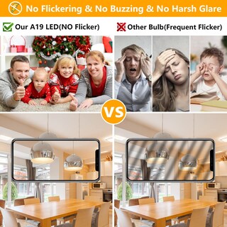 Foto 4 | Foto 4 | Maxvolador - Bombillas Led A19 Equivalente A 100 W Blanco Cálido 2700 K 1500 Lúmenes Base E26 No Regulable Bombillas Led B