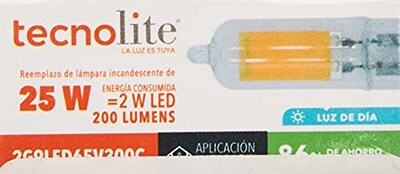 Foto 2 | Foto 2 | Tecnolite Foco Ampolleta Led Luz De Dia 2w G9 2g9led65v300c