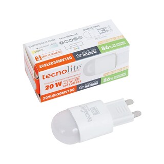 Foto 1 | Foto 1 | Tecnolite Foco Led 2w G9 Luz Calida 2g9led30mv150