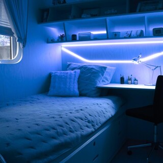 Foto 7 | Foto 7 | Vmingo Tira Modulo Luz 5 Led Blanco Impermeable Pared Publicidad Iluminacion Auto Tuning Universal Ip65 | 60 Piezas (azul)