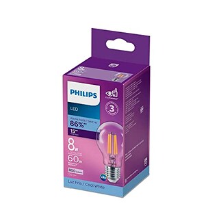 Foto 4 | Foto 4 | Philips Led Foco Filamento A19 Base E27 Luz Fría