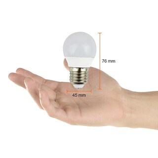 Foto 3 | Foto 3 | Tecnolite Lámpara Led Base E27 Color Blanco Cálido Tecnolite G45e27-led/4w/30