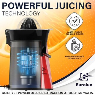 Foto 6 | Foto 6 | Eurolux - Exprimidor Eléctrico De Naranja Exprimidor De Cítricos Sin Esfuerzo Potente Motor Con 2 Conos Para Frutas De Todos L