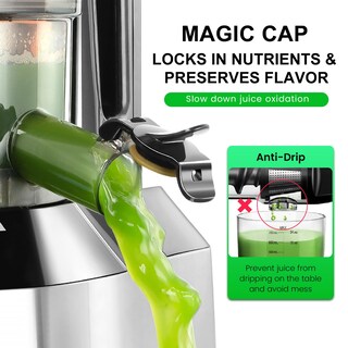 Foto 4 | Foto 4 | Ventray Exprimidor De Masticación - Exprimidor Lento Con Boca De Alimentación Grande De Conducto Ancho - Exprimidor De Zumo De P