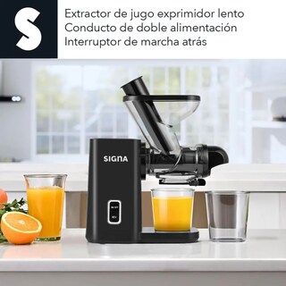 Foto 2 | Foto 2 | Signa Extractor De Jugos Máquina De Jugo Exprimidor Centrífugo Para Frutas Y Verduras Exprimidor Multiusos Lento De Prensado En