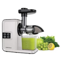 Chef’schoice Juicer Cold Press Masticating With Quiet Motor Digital Controls Anti-clog Reverse Function For Juicing Fruits Veget