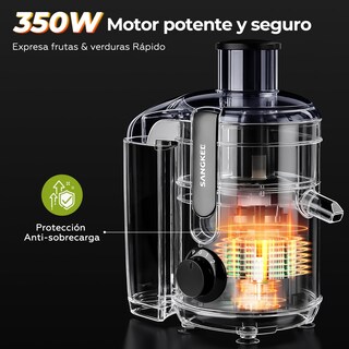 Foto 7 | Foto 7 | Sangkee Extractor De Jugos 2 Modos Velocidad Extractores De Exprimidores Eléctricos 350w Exprimidores Multiusos Para Verduras