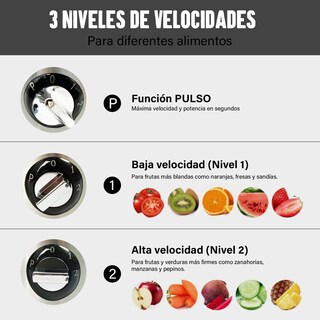 Foto 4 | Foto 4 | Extractor De Jugos 800w Exprimidor Centrífugo Eléctrico Máquina De Jugo Para Frutas Y Verduras Extractor De Zumo Con 3 Modos