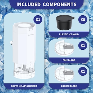 Foto 4 | Foto 4 | Accesorio De Hielo De Afeitado Para Mezclador De Soporte Kitchenaid Máquina De Hielo Afeitado Con Cono De Nieve Con Cuchillas